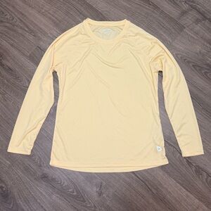 Baleaf Soft Yellow Activewear Top